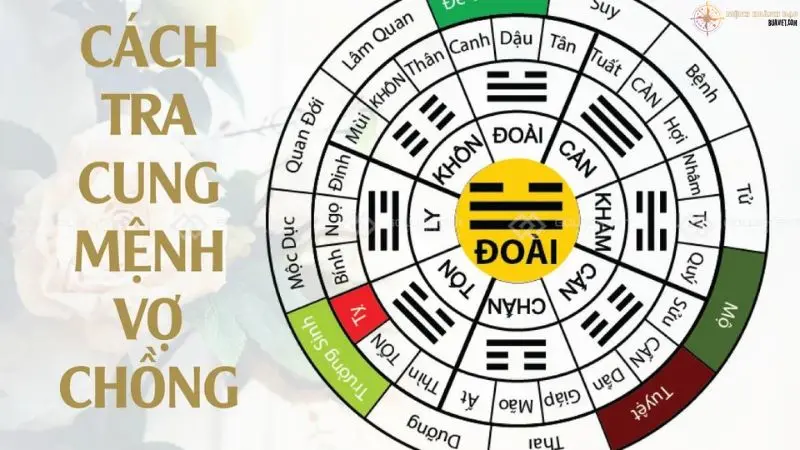 cách tính cung mệnh vợ chồng